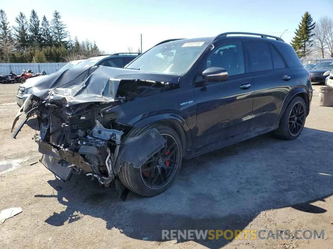 1 Photograph of a damaged car 4JGFB8KB9MA510988 MERCEDES-BENZ GLE-CLASS 2021
