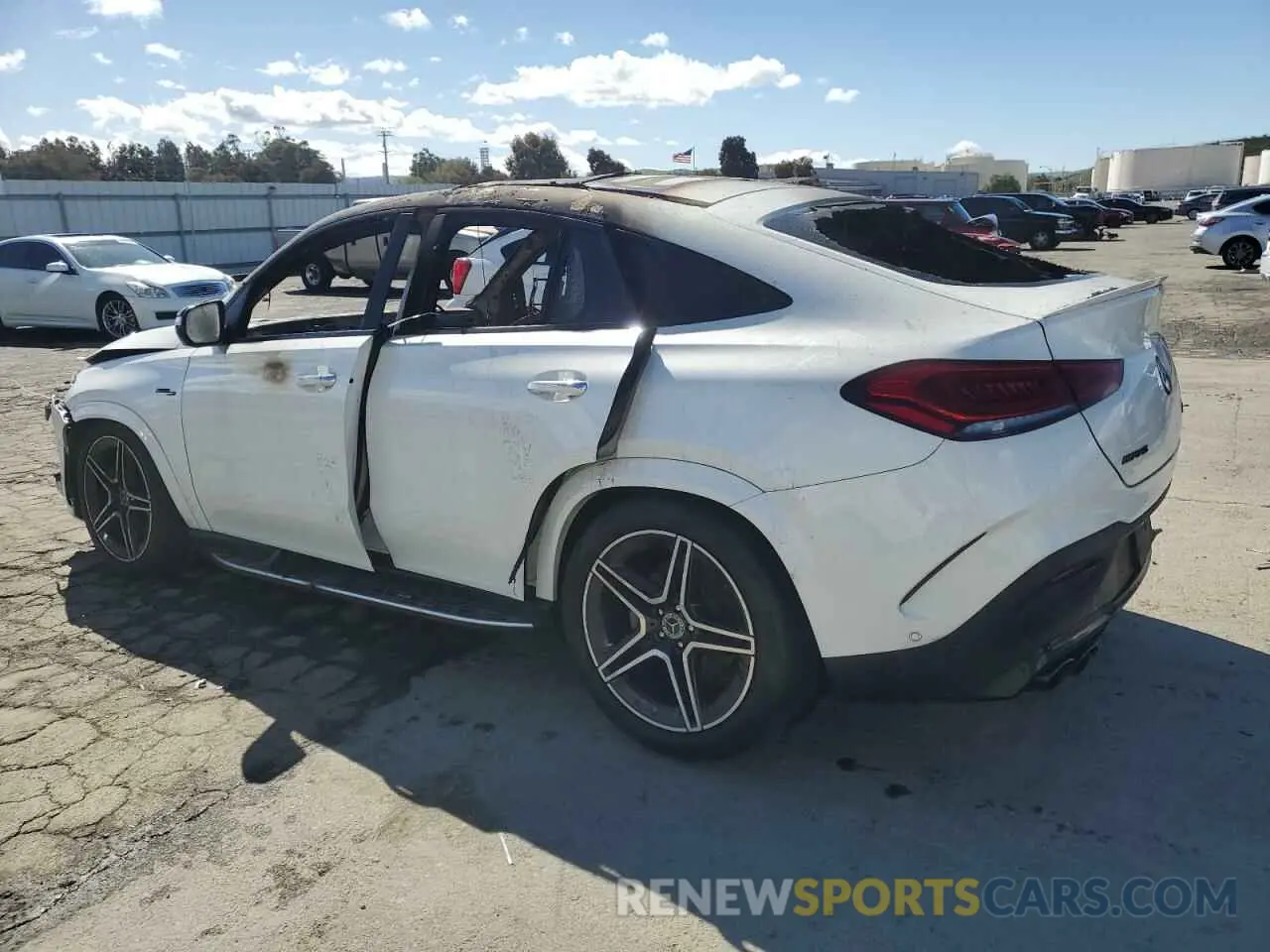 2 Photograph of a damaged car 4JGFD6BB3MA396064 MERCEDES-BENZ GLE-CLASS 2021