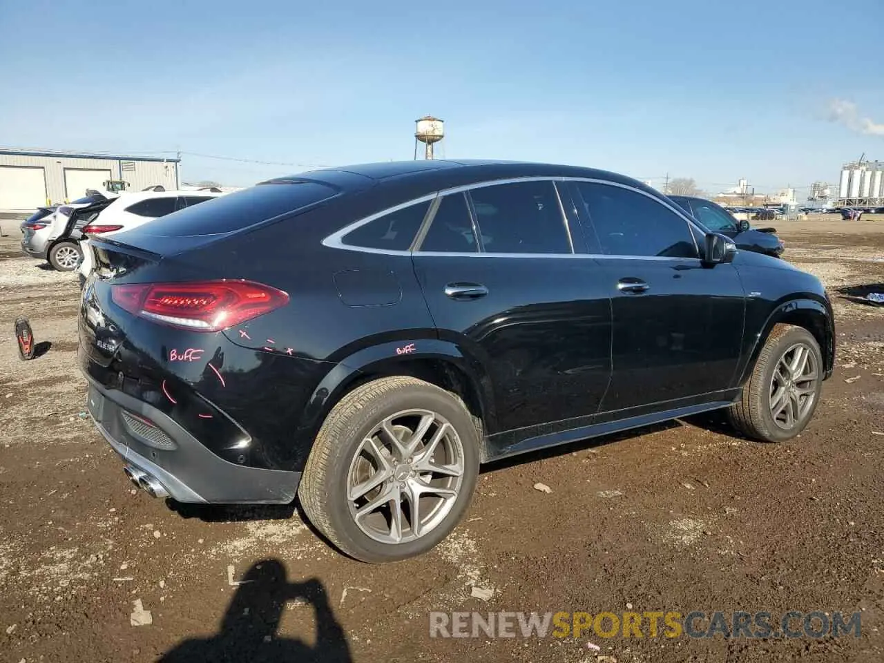 3 Photograph of a damaged car 4JGFD6BB4MA391522 MERCEDES-BENZ GLE-CLASS 2021