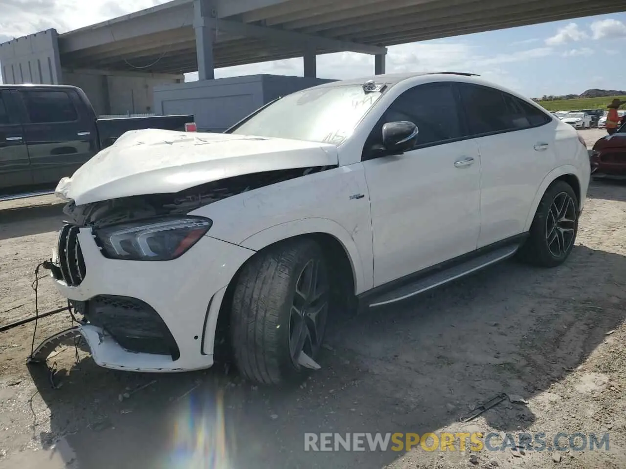 1 Photograph of a damaged car 4JGFD6BB5MA199865 MERCEDES-BENZ GLE-CLASS 2021
