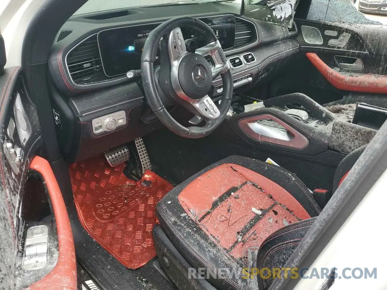 8 Photograph of a damaged car 4JGFD6BB5MA393280 MERCEDES-BENZ GLE-CLASS 2021