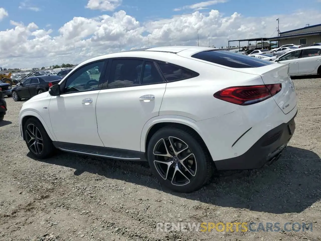 2 Photograph of a damaged car 4JGFD6BB6MA314165 MERCEDES-BENZ GLE-CLASS 2021