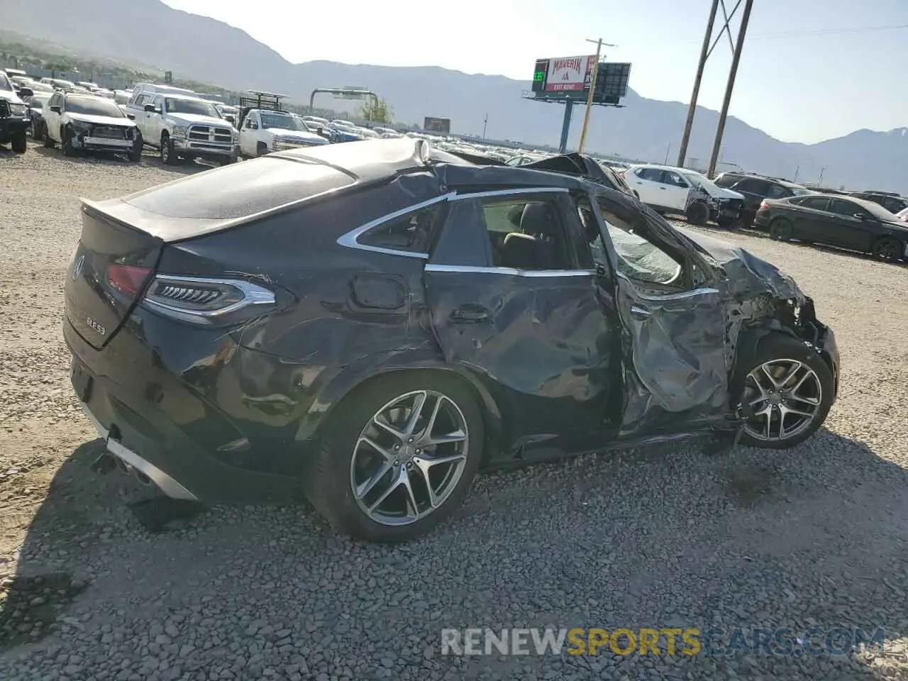 3 Photograph of a damaged car 4JGFD6BB8MA372259 MERCEDES-BENZ GLE-CLASS 2021