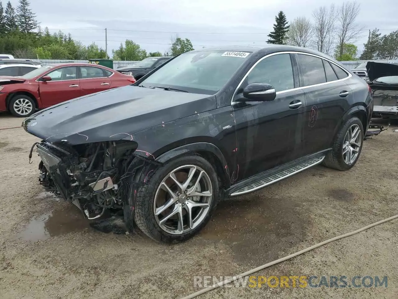 1 Photograph of a damaged car 4JGFD6BB9MA544038 MERCEDES-BENZ GLE-CLASS 2021