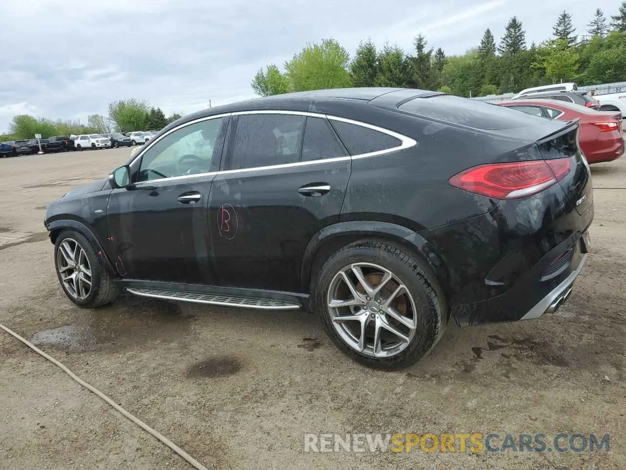 2 Photograph of a damaged car 4JGFD6BB9MA544038 MERCEDES-BENZ GLE-CLASS 2021