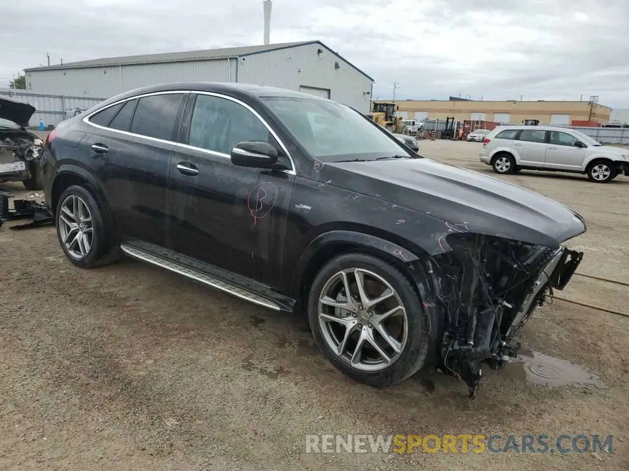 4 Photograph of a damaged car 4JGFD6BB9MA544038 MERCEDES-BENZ GLE-CLASS 2021
