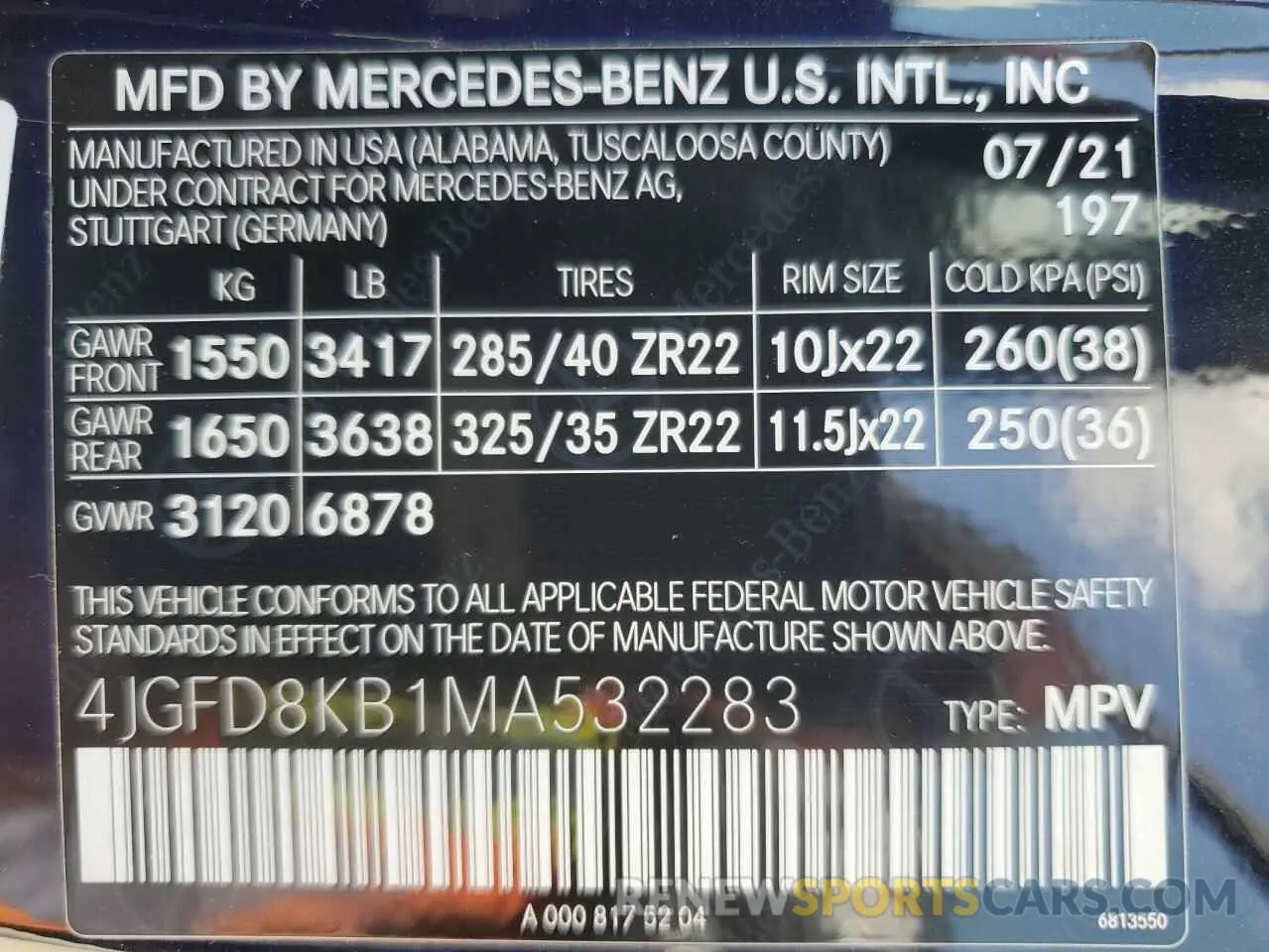 14 Photograph of a damaged car 4JGFD8KB1MA532283 MERCEDES-BENZ GLE-CLASS 2021