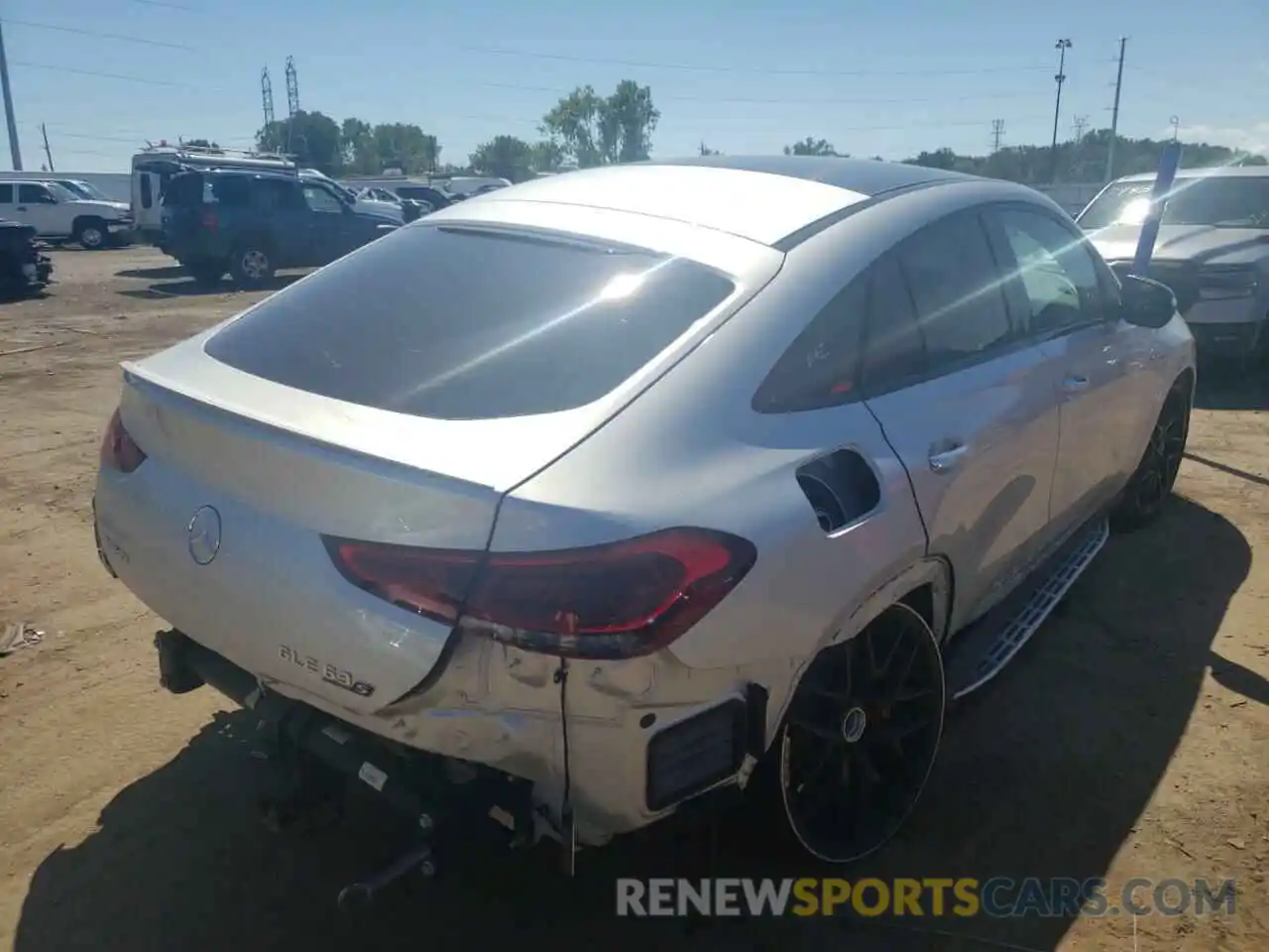 4 Photograph of a damaged car 4JGFD8KB6MA354919 MERCEDES-BENZ GLE-CLASS 2021