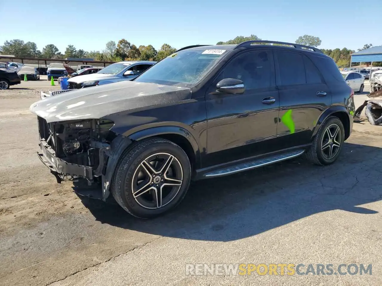 1 Photograph of a damaged car 4JGFB4JB0NA603653 MERCEDES-BENZ GLE-CLASS 2022