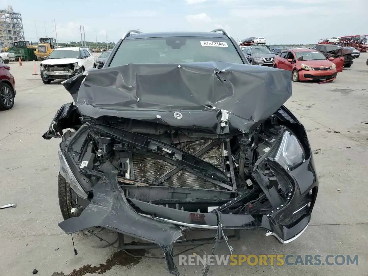 5 Photograph of a damaged car 4JGFB4JB2NA586936 MERCEDES-BENZ GLE-CLASS 2022