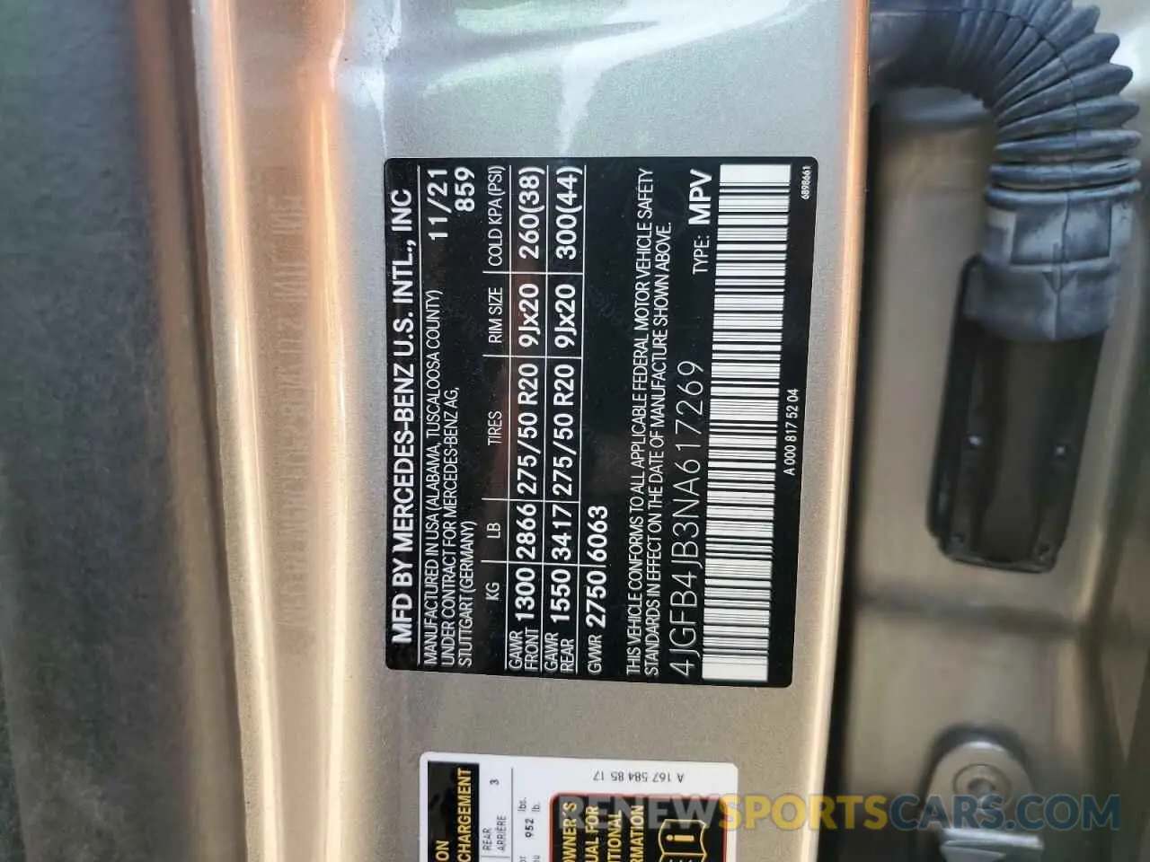 13 Photograph of a damaged car 4JGFB4JB3NA617269 MERCEDES-BENZ GLE-CLASS 2022