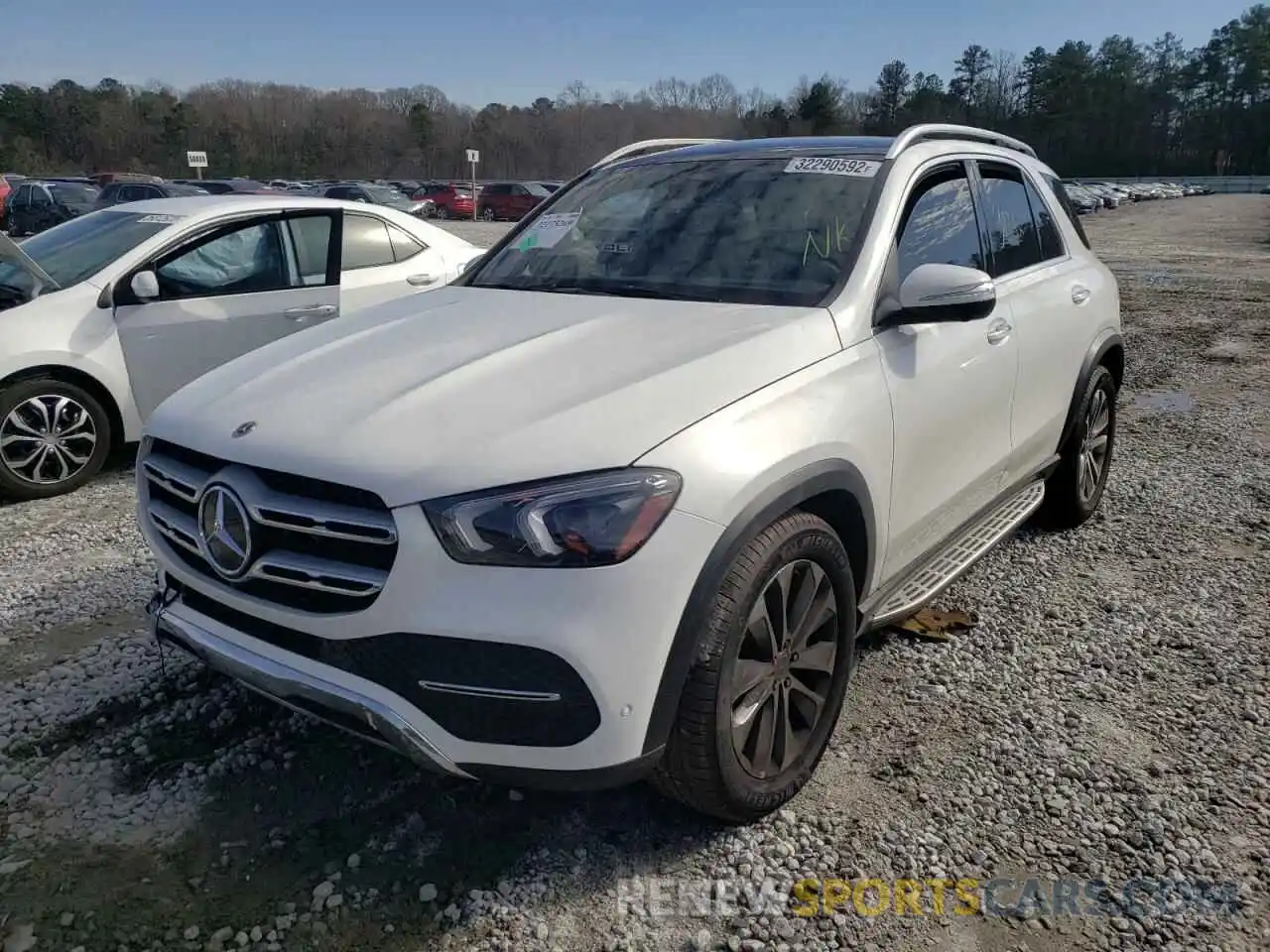 2 Photograph of a damaged car 4JGFB4JB4NA591765 MERCEDES-BENZ GLE-CLASS 2022