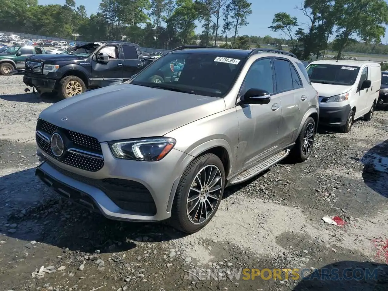 1 Photograph of a damaged car 4JGFB4JB4NA751613 MERCEDES-BENZ GLE-CLASS 2022
