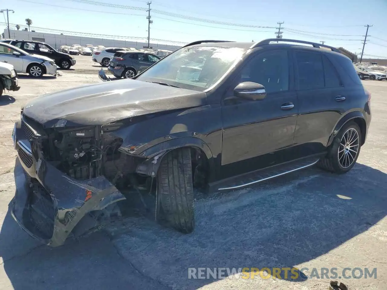 1 Photograph of a damaged car 4JGFB4JB7NA653501 MERCEDES-BENZ GLE-CLASS 2022