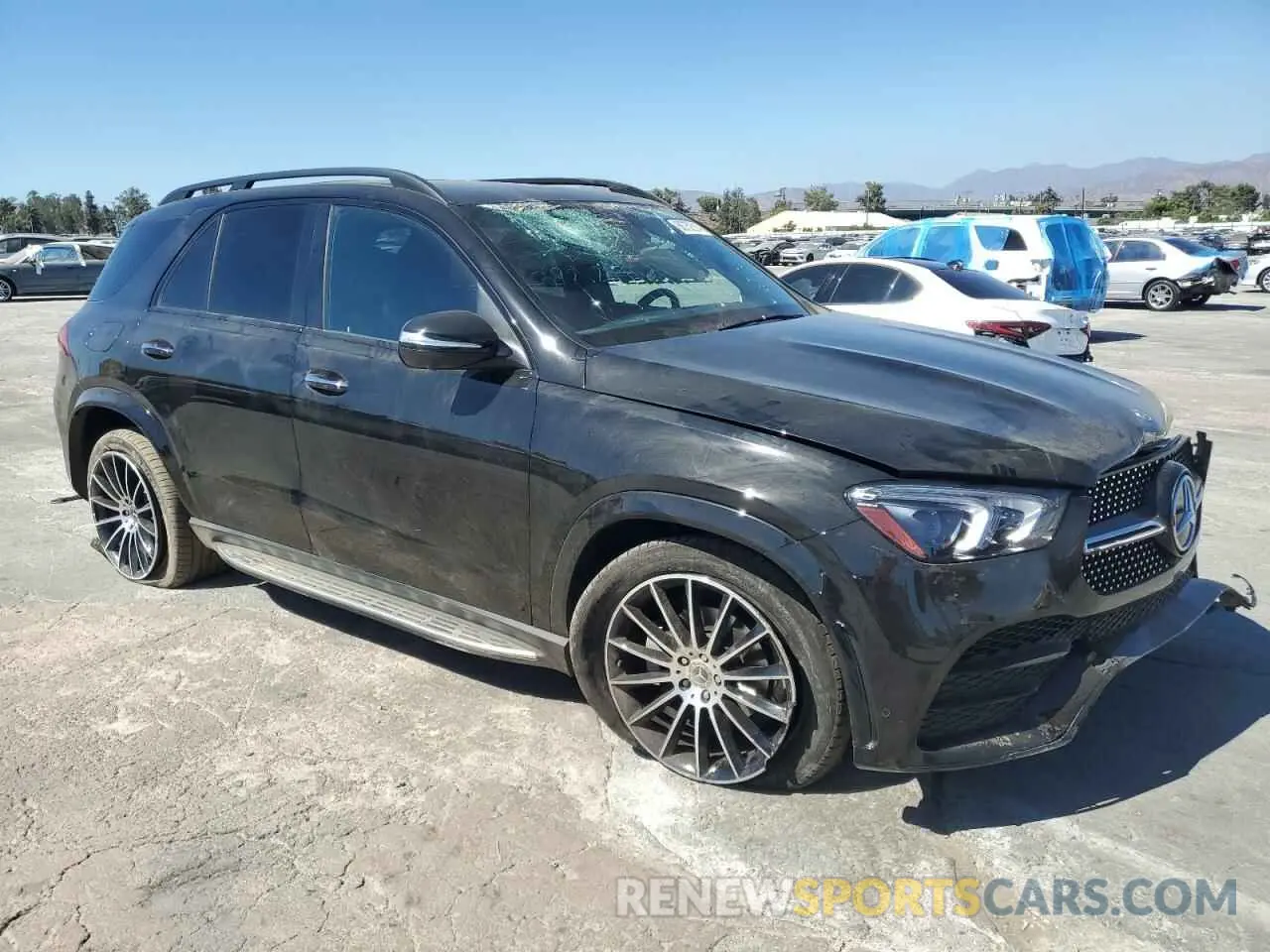 4 Photograph of a damaged car 4JGFB4JB7NA653501 MERCEDES-BENZ GLE-CLASS 2022