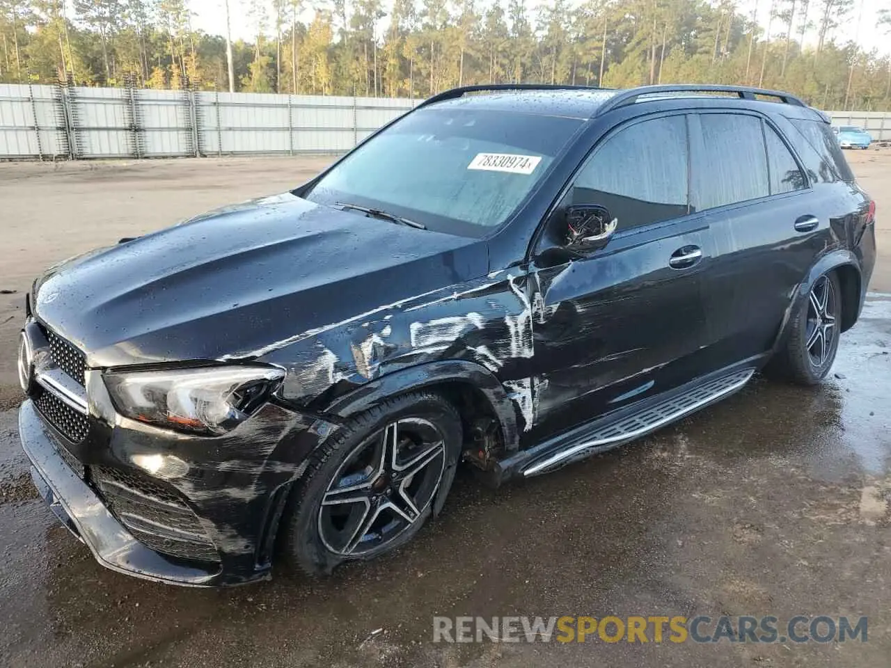 1 Photograph of a damaged car 4JGFB4JBXNA647675 MERCEDES-BENZ GLE-CLASS 2022