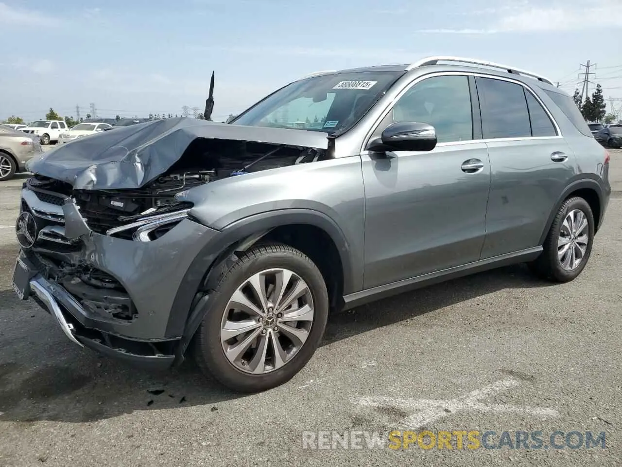 1 Photograph of a damaged car 4JGFB4KB0NA723533 MERCEDES-BENZ GLE-CLASS 2022
