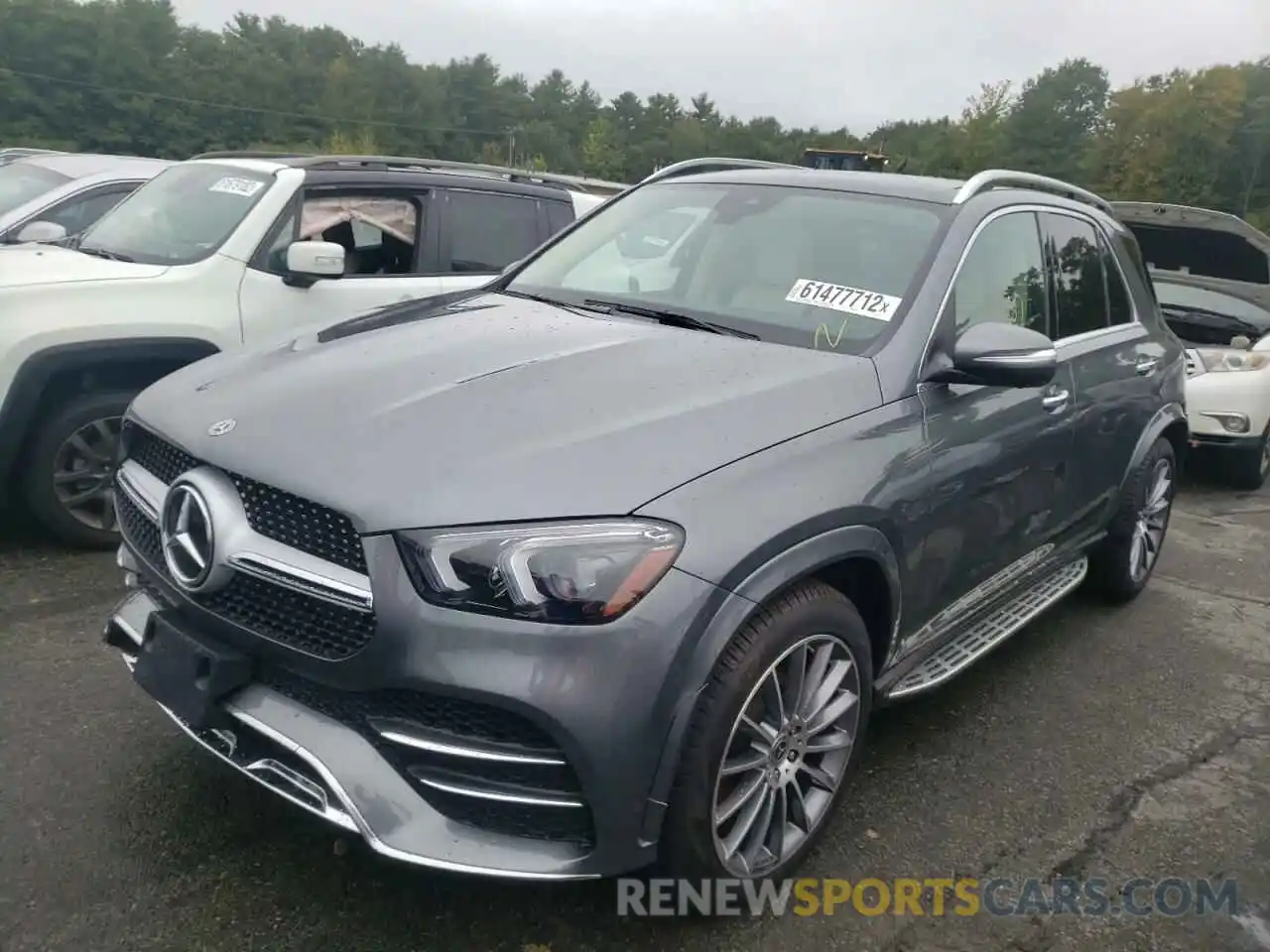 2 Photograph of a damaged car 4JGFB4KB1NA632948 MERCEDES-BENZ GLE-CLASS 2022