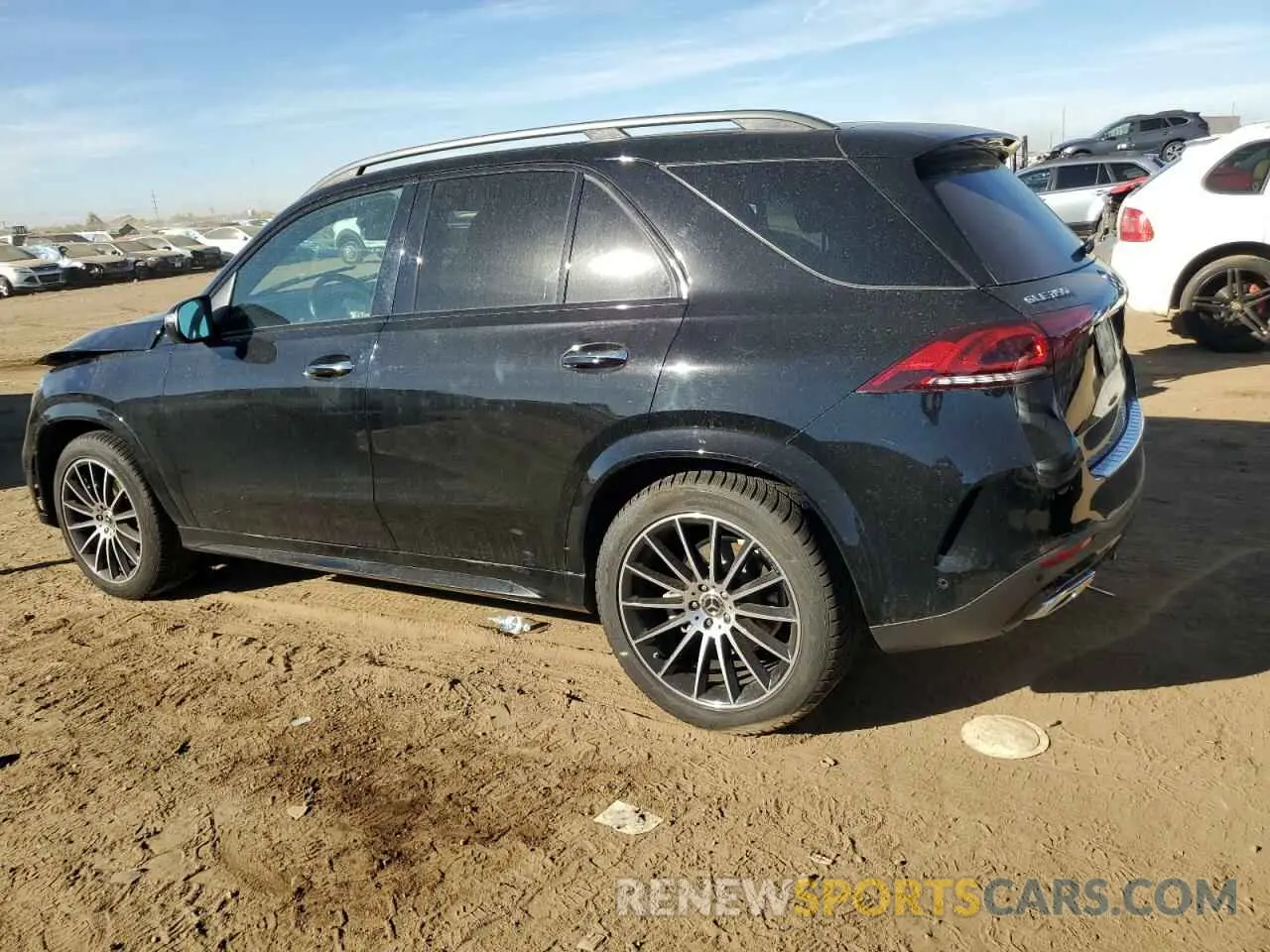 2 Photograph of a damaged car 4JGFB4KB2NA624230 MERCEDES-BENZ GLE-CLASS 2022