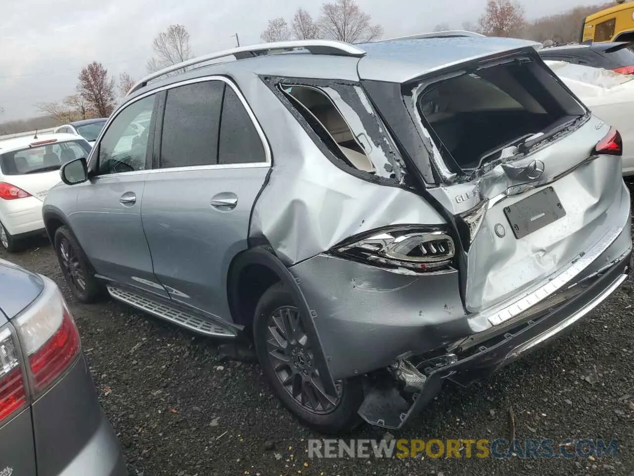 2 Photograph of a damaged car 4JGFB4KB7NA720208 MERCEDES-BENZ GLE-CLASS 2022