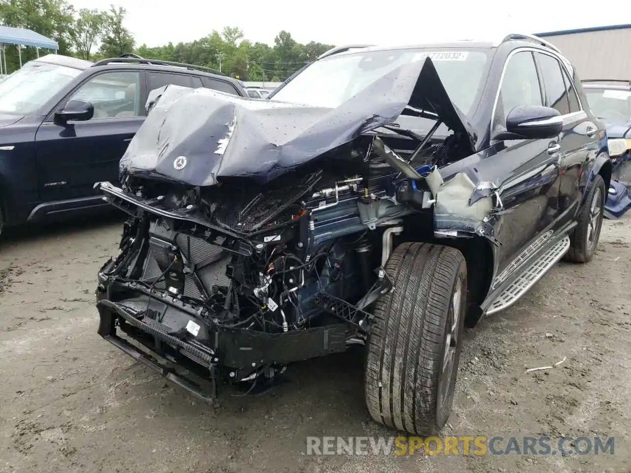 2 Photograph of a damaged car 4JGFB4KBXNA655192 MERCEDES-BENZ GLE-CLASS 2022