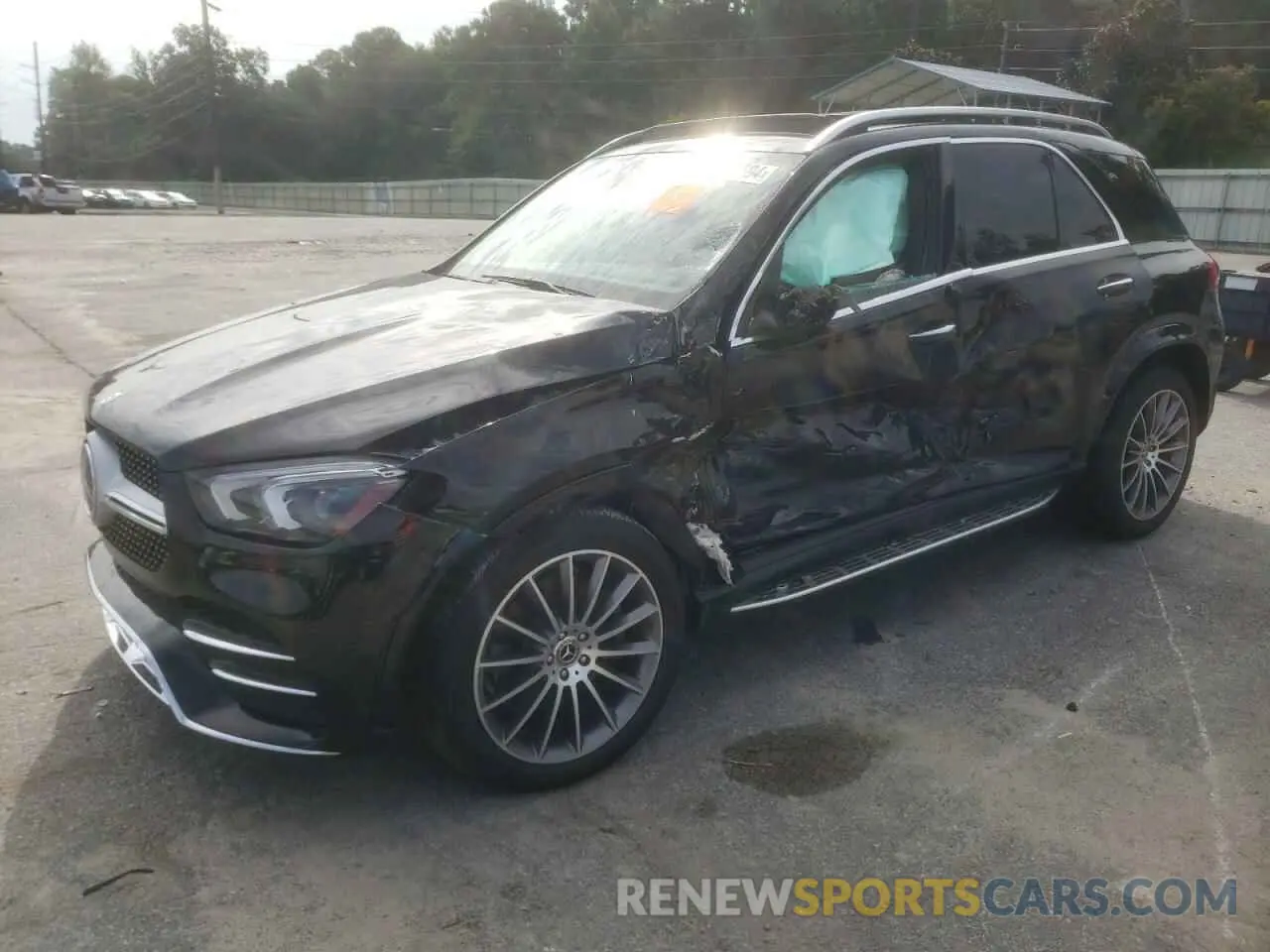 1 Photograph of a damaged car 4JGFB5KB0NA628394 MERCEDES-BENZ GLE-CLASS 2022