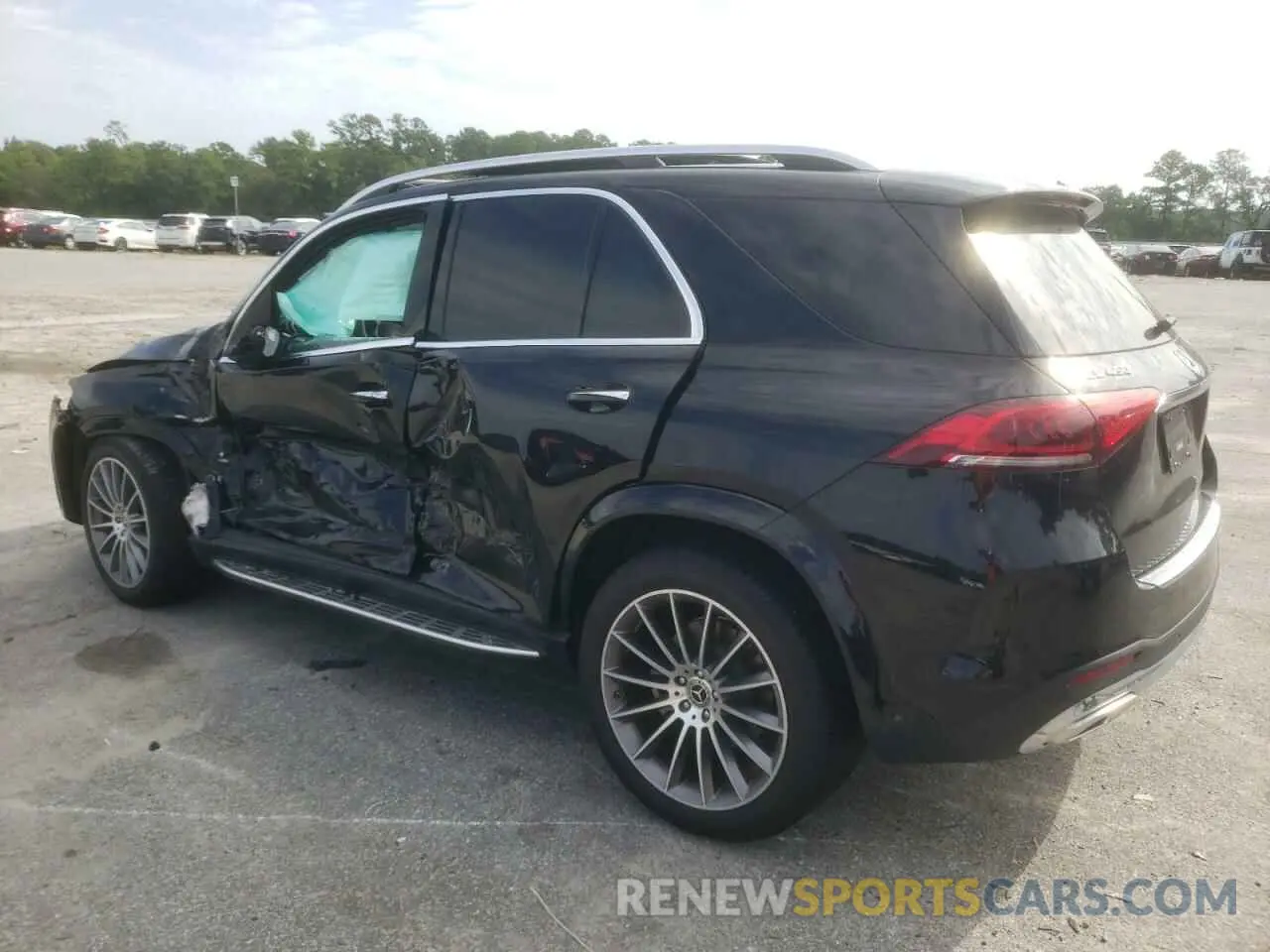 2 Photograph of a damaged car 4JGFB5KB0NA628394 MERCEDES-BENZ GLE-CLASS 2022