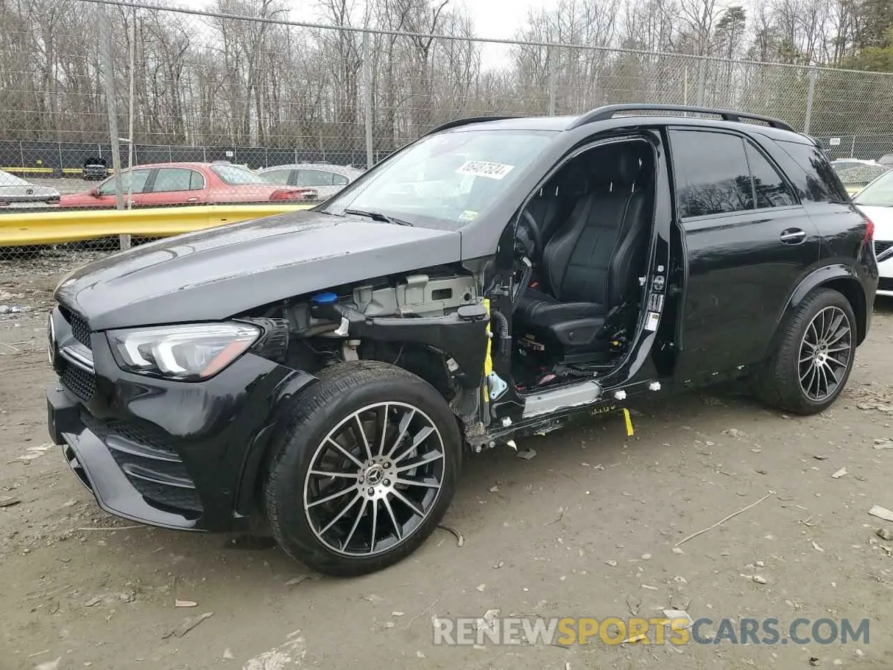 1 Photograph of a damaged car 4JGFB5KB8NA629017 MERCEDES-BENZ GLE-CLASS 2022