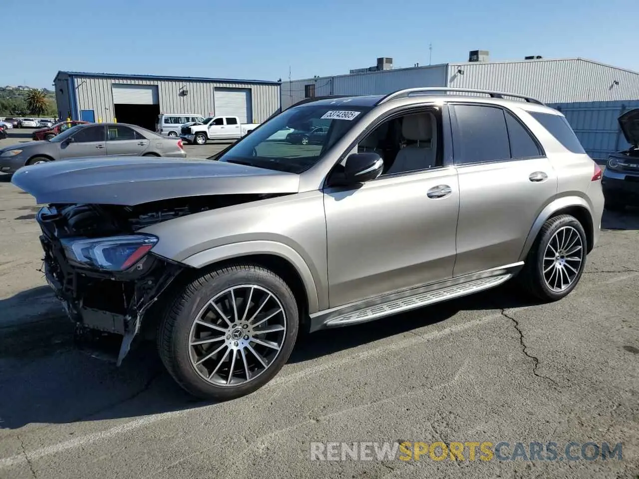 1 Photograph of a damaged car 4JGFB5KE8NA631120 MERCEDES-BENZ GLE-CLASS 2022