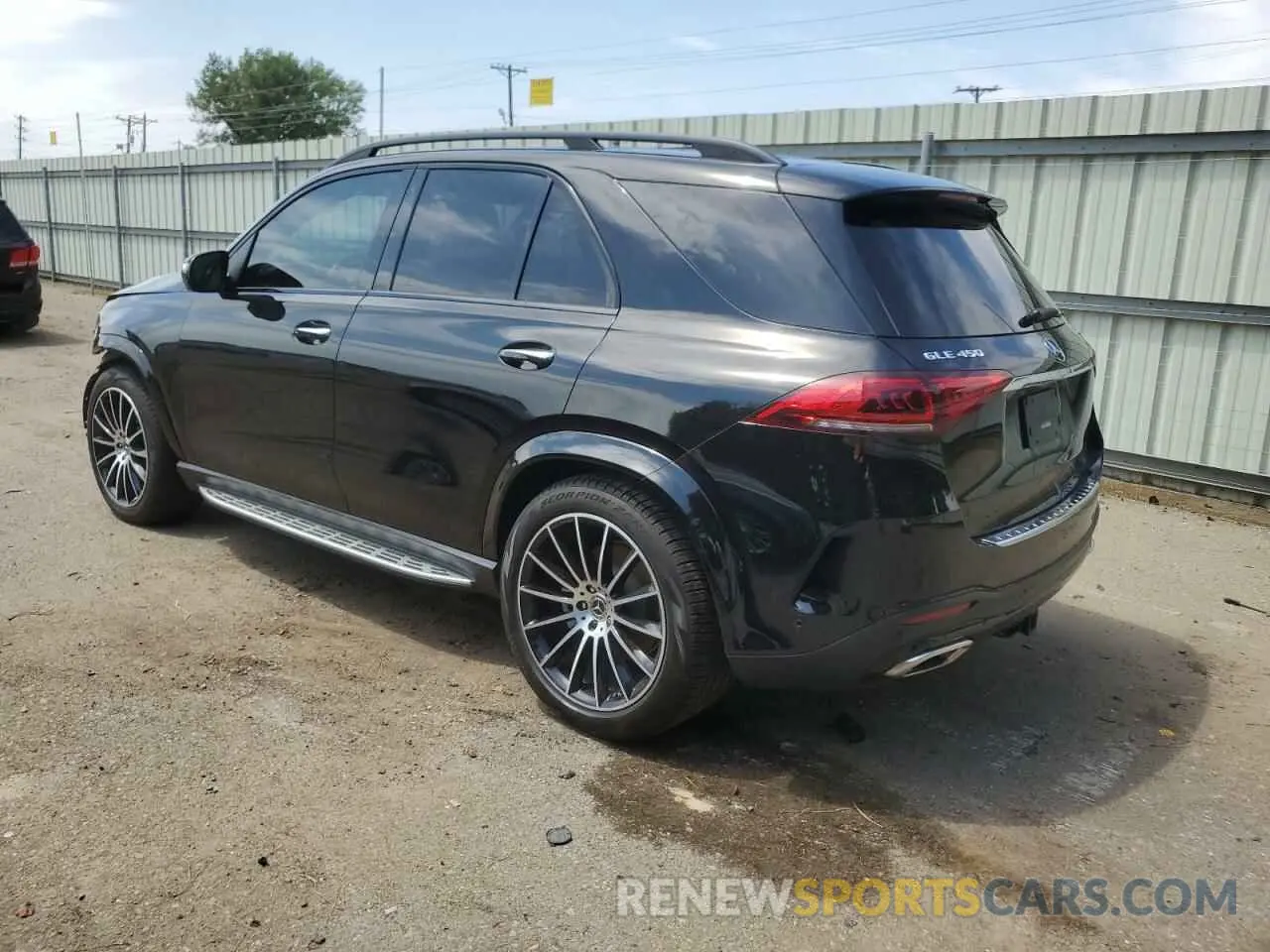 2 Photograph of a damaged car 4JGFB5KE9NA596152 MERCEDES-BENZ GLE-CLASS 2022