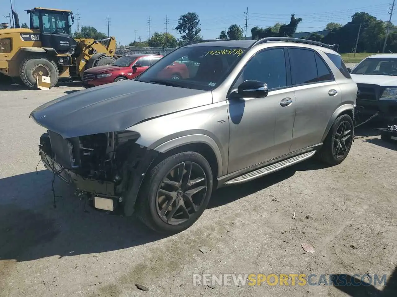 1 Photograph of a damaged car 4JGFB6BB3NA593467 MERCEDES-BENZ GLE-CLASS 2022