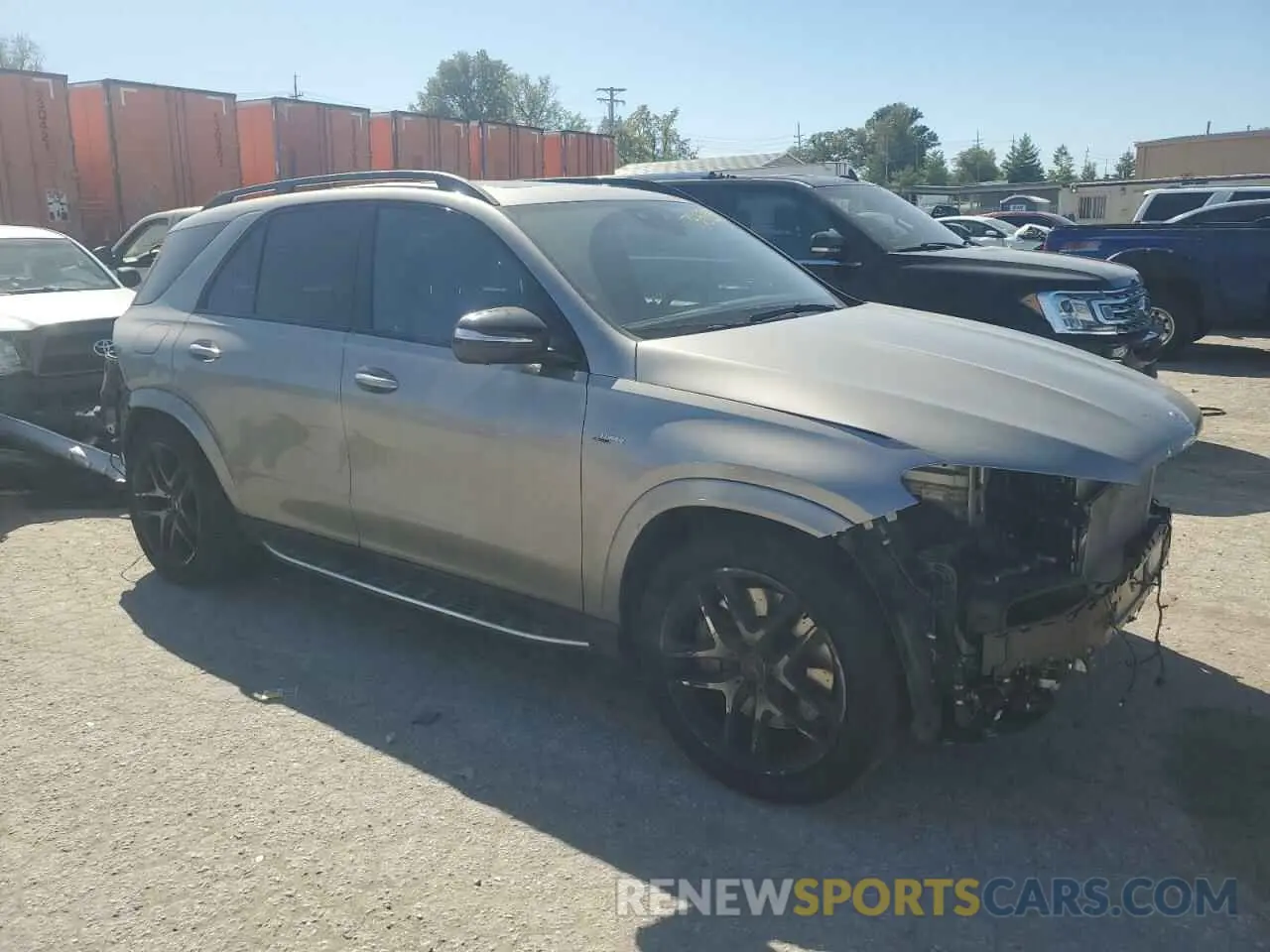 4 Photograph of a damaged car 4JGFB6BB3NA593467 MERCEDES-BENZ GLE-CLASS 2022
