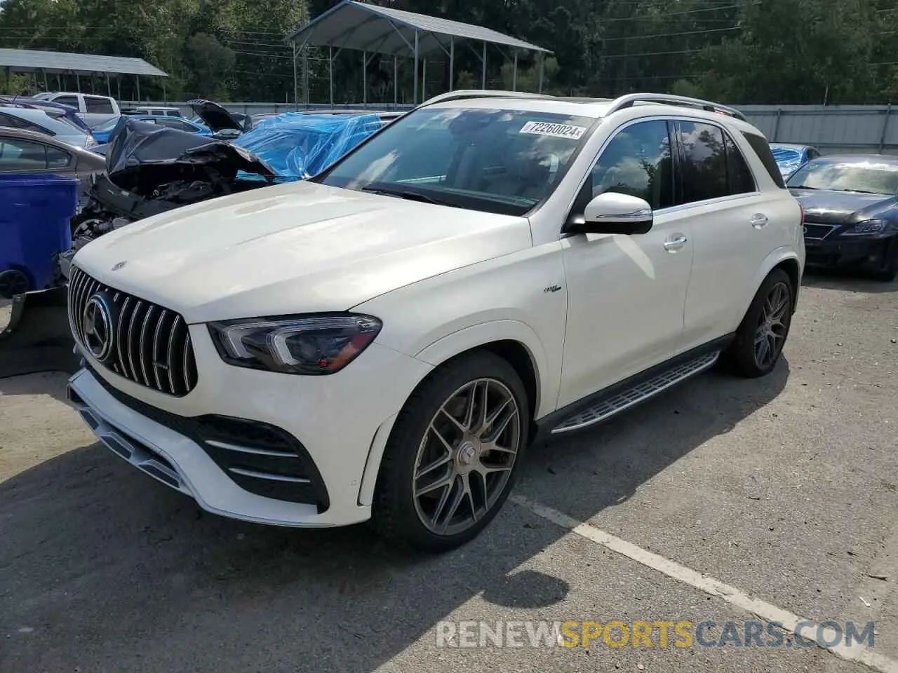 1 Photograph of a damaged car 4JGFB6BB4NA592117 MERCEDES-BENZ GLE-CLASS 2022