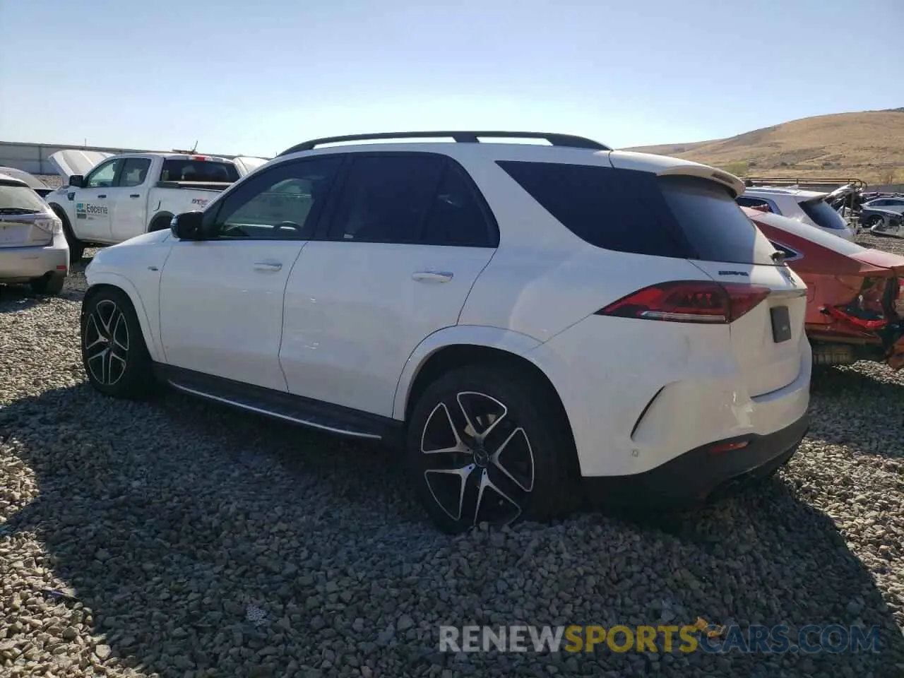 2 Photograph of a damaged car 4JGFB6BB5NA622225 MERCEDES-BENZ GLE-CLASS 2022