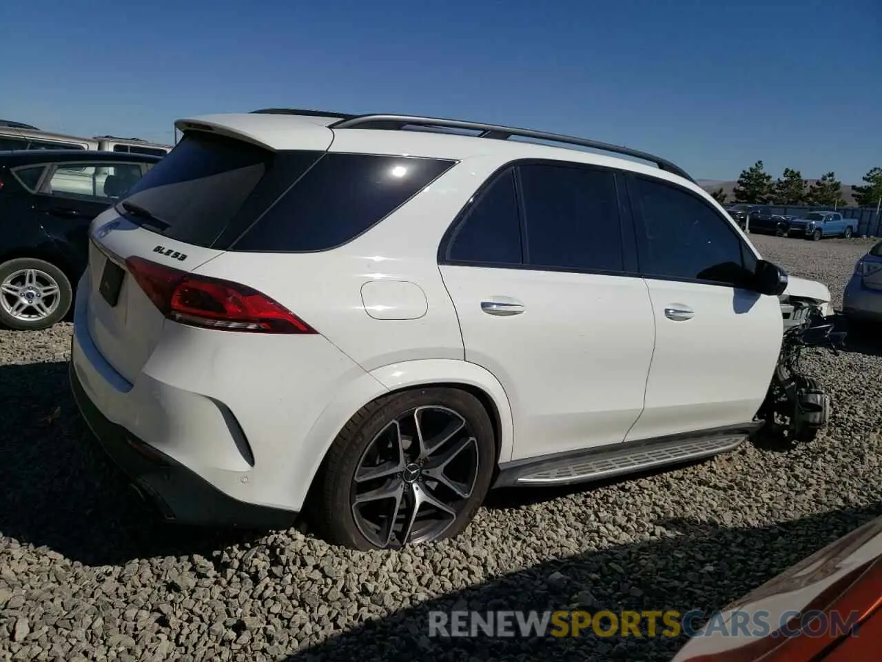 3 Photograph of a damaged car 4JGFB6BB5NA622225 MERCEDES-BENZ GLE-CLASS 2022
