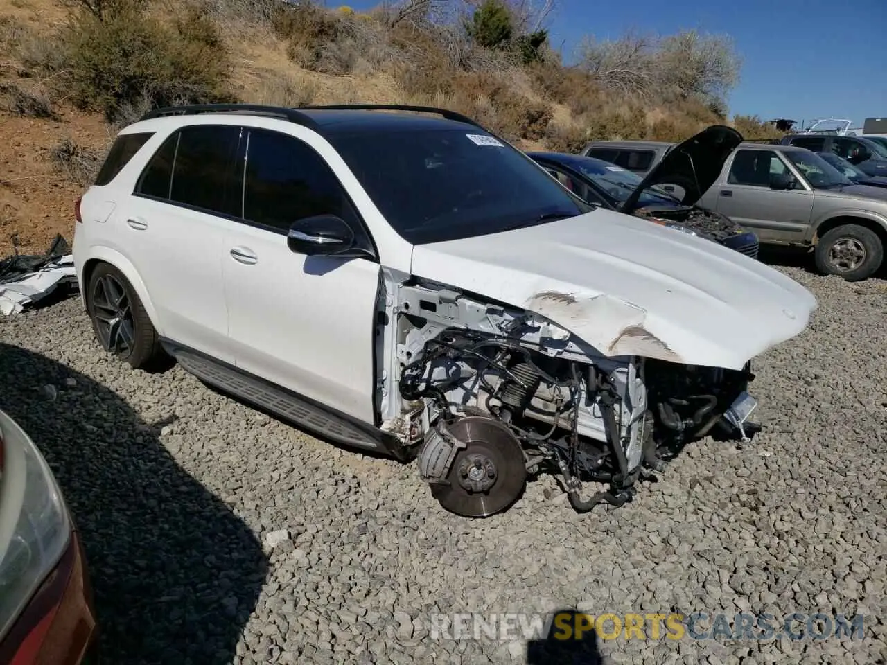 4 Photograph of a damaged car 4JGFB6BB5NA622225 MERCEDES-BENZ GLE-CLASS 2022