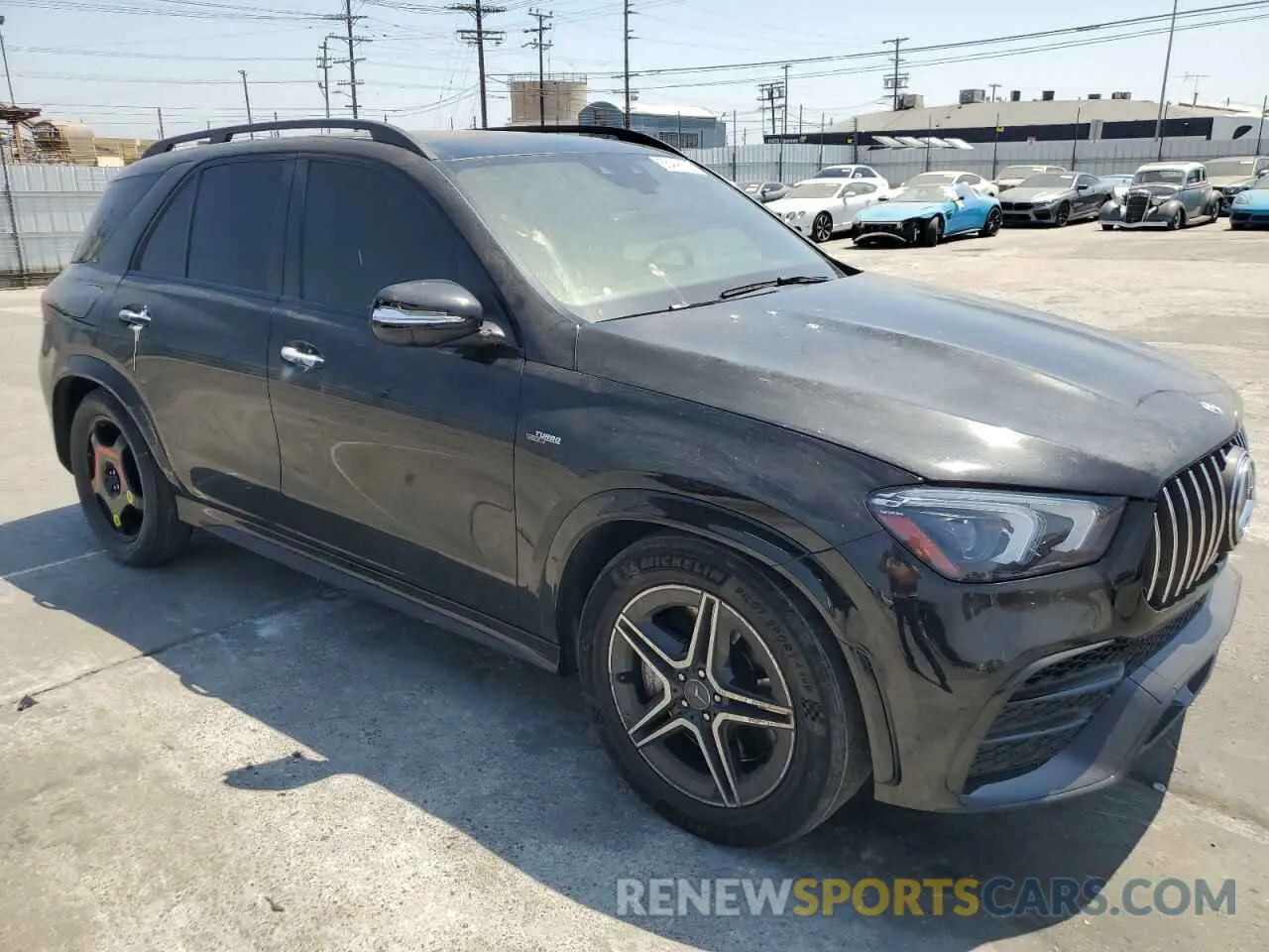 4 Photograph of a damaged car 4JGFB6BB9NA614659 MERCEDES-BENZ GLE-CLASS 2022