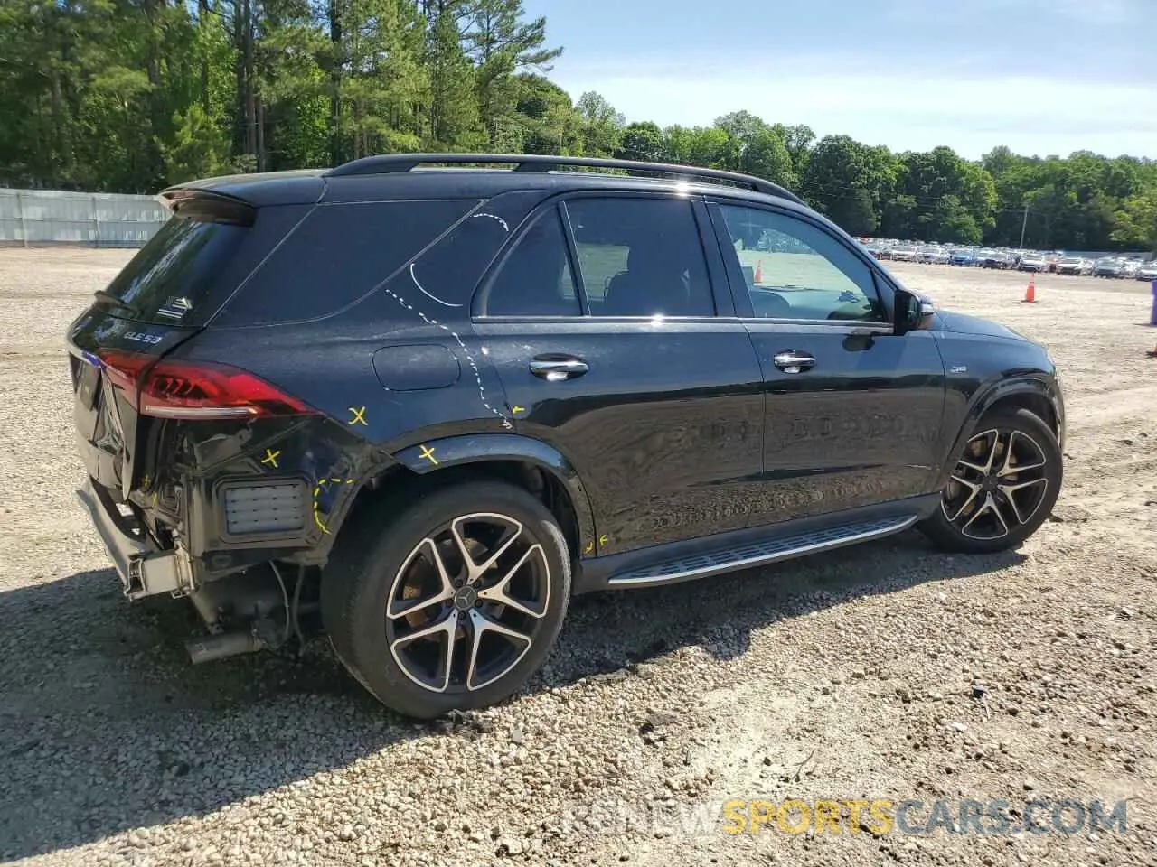 3 Photograph of a damaged car 4JGFB6BBXNA658072 MERCEDES-BENZ GLE-CLASS 2022