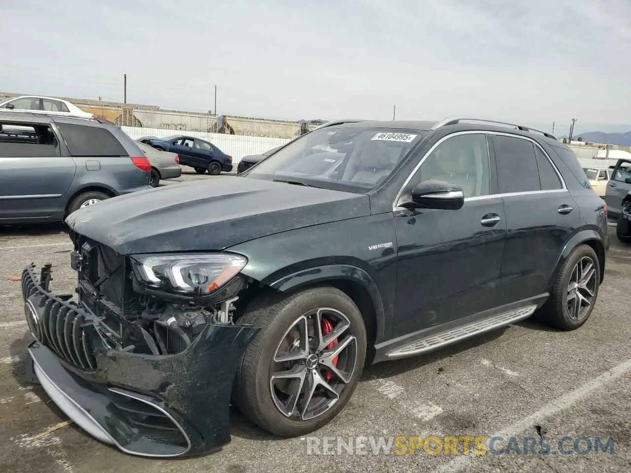 1 Photograph of a damaged car 4JGFB8KB0NA818276 MERCEDES-BENZ GLE-CLASS 2022