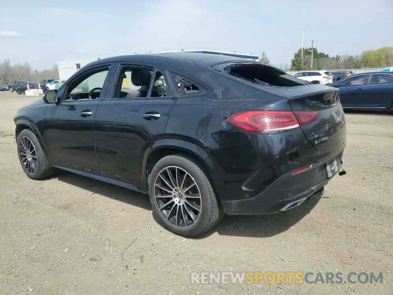 2 Photograph of a damaged car 4JGFD5KB9NA738242 MERCEDES-BENZ GLE-CLASS 2022