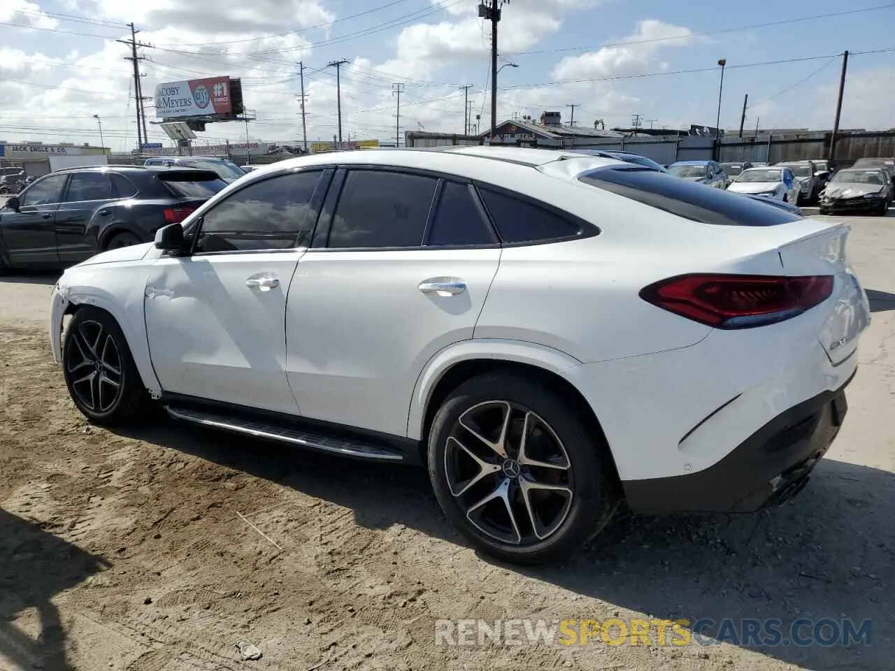 2 Photograph of a damaged car 4JGFD6BB3NA815872 MERCEDES-BENZ GLE-CLASS 2022