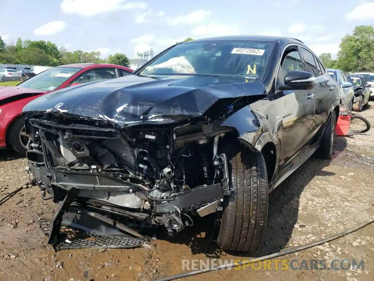 2 Photograph of a damaged car 4JGFD6BB6NA585292 MERCEDES-BENZ GLE-CLASS 2022