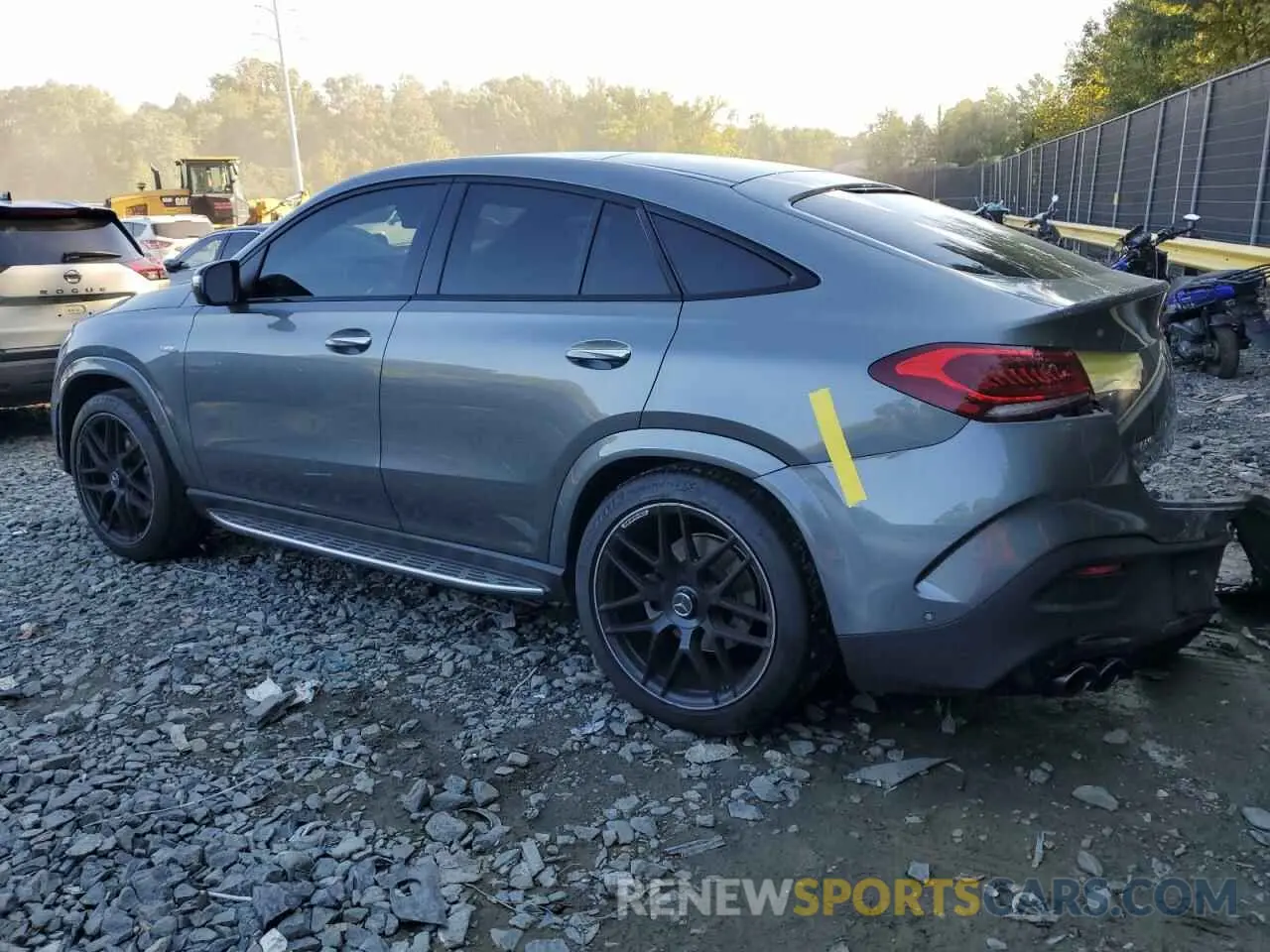 2 Photograph of a damaged car 4JGFD6BB7NA584846 MERCEDES-BENZ GLE-CLASS 2022