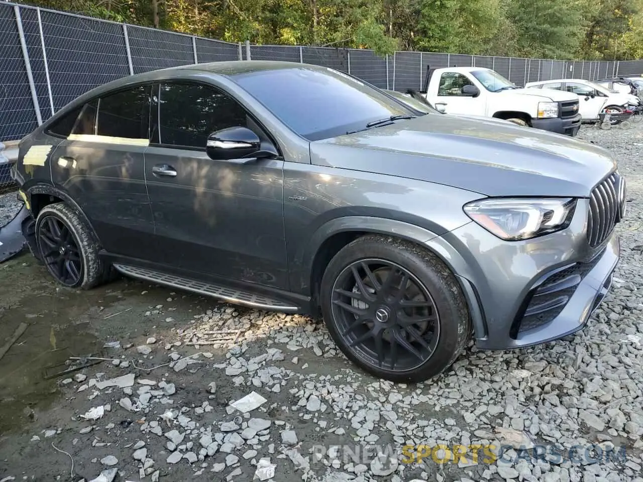 4 Photograph of a damaged car 4JGFD6BB7NA584846 MERCEDES-BENZ GLE-CLASS 2022