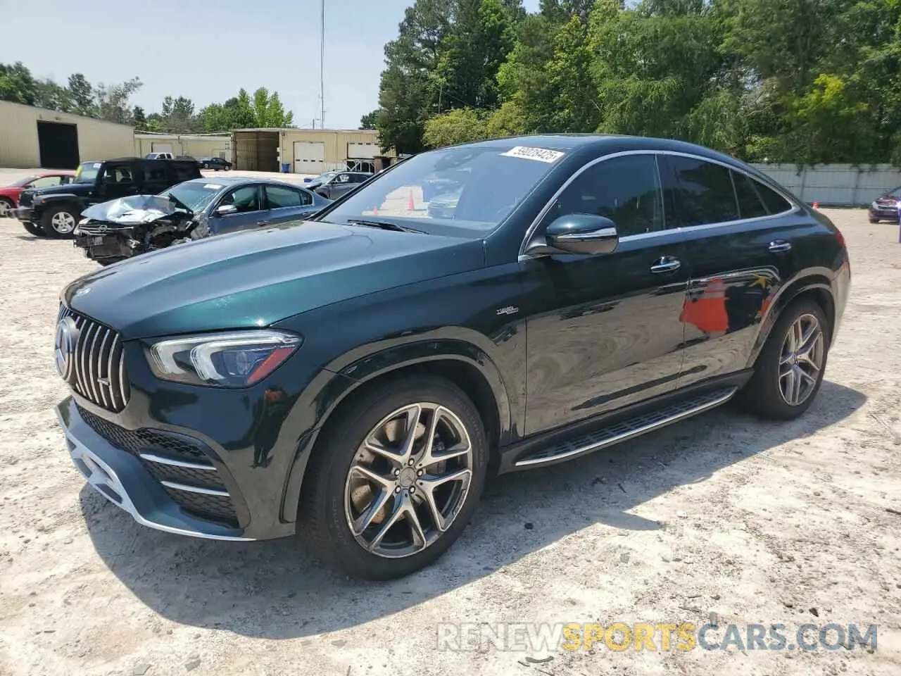 1 Photograph of a damaged car 4JGFD6BB7NA664826 MERCEDES-BENZ GLE-CLASS 2022