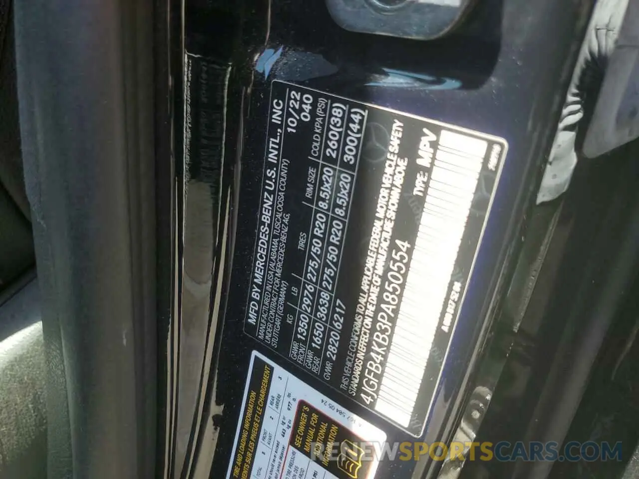 13 Photograph of a damaged car 4JGFB4KB3PA850554 MERCEDES-BENZ GLE-CLASS 2023