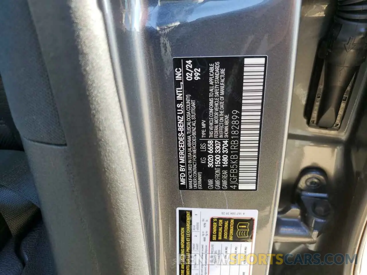 13 Photograph of a damaged car 4JGFB5KB1RB182899 MERCEDES-BENZ GLE-CLASS 2024