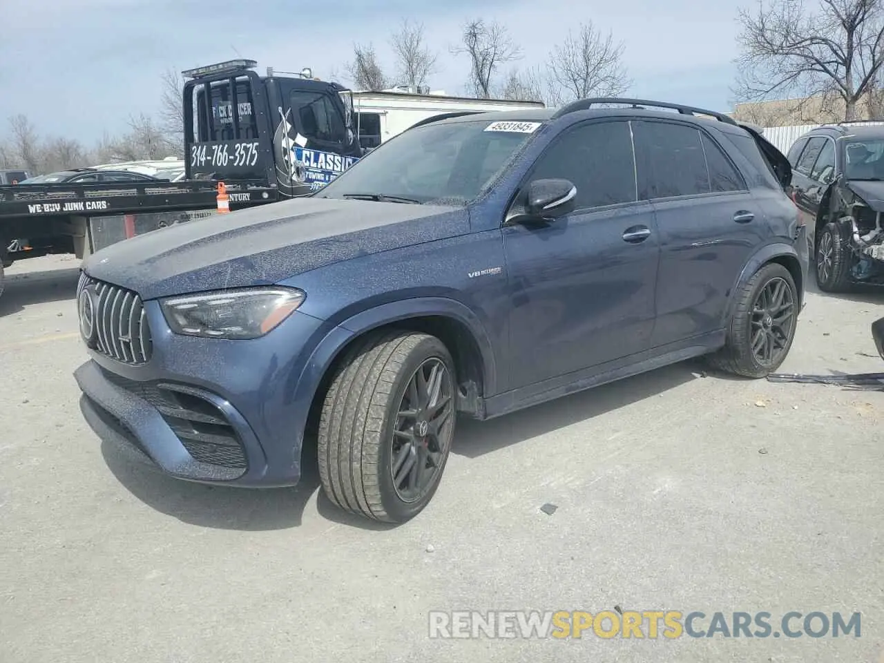 1 Photograph of a damaged car 4JGFB8KBXRB143049 MERCEDES-BENZ GLE-CLASS 2024