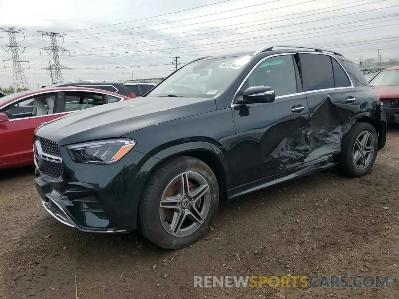 1 Photograph of a damaged car 4JGFB5KBXSB290220 MERCEDES-BENZ GLE-CLASS 2025