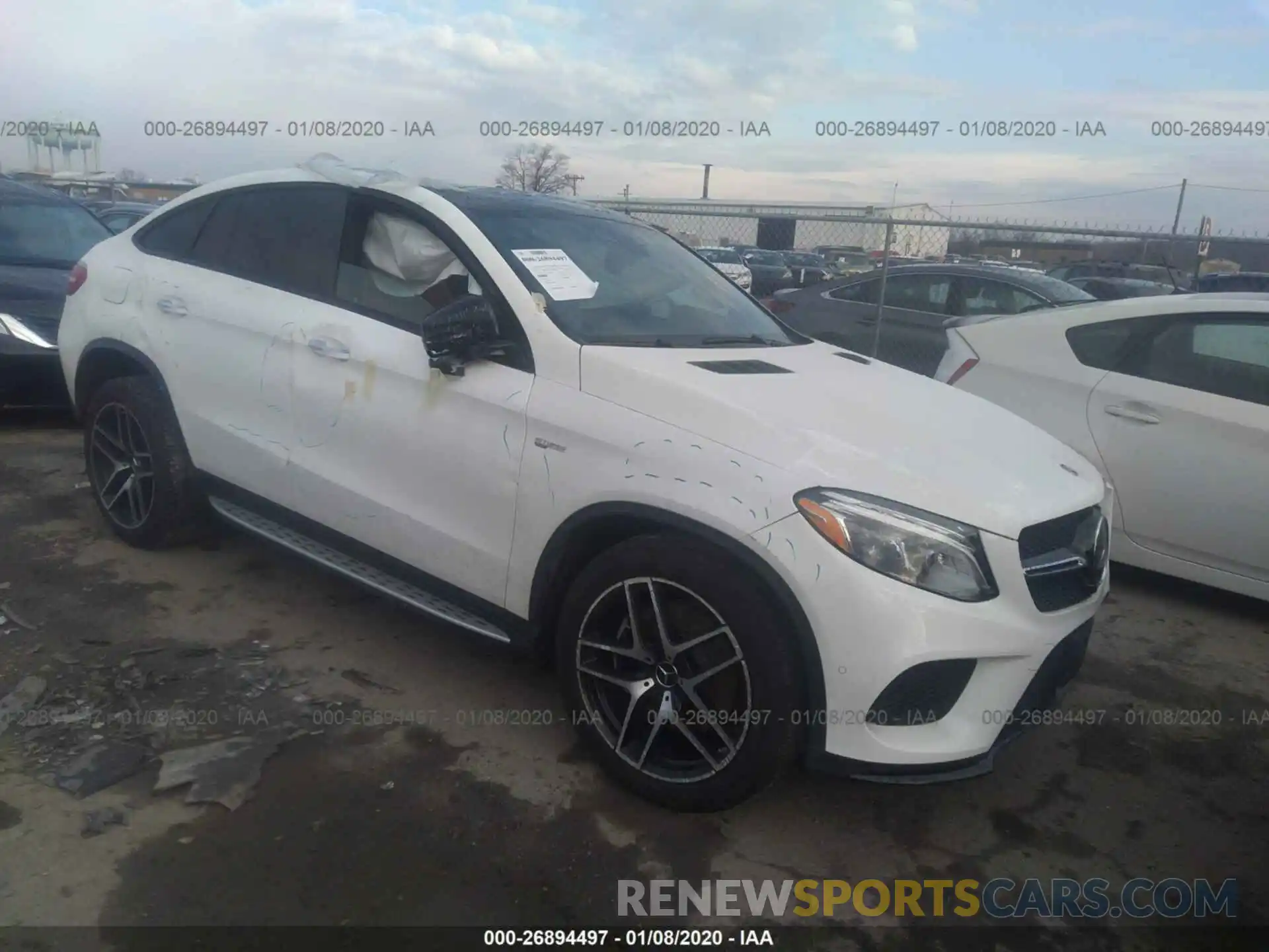 1 Photograph of a damaged car 4JGED6EB5KA142876 MERCEDES-BENZ GLE COUPE 2019